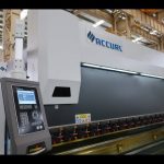 4 оска ЦПУ прес машина за сопирање 175 тони x 4000mm CNC моторизирано крунисување