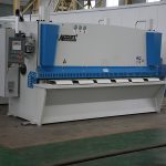 QC11Y CNC хидраулични машини за стрижење, машински машини за сечење со челик, машина за сечење на метални листови